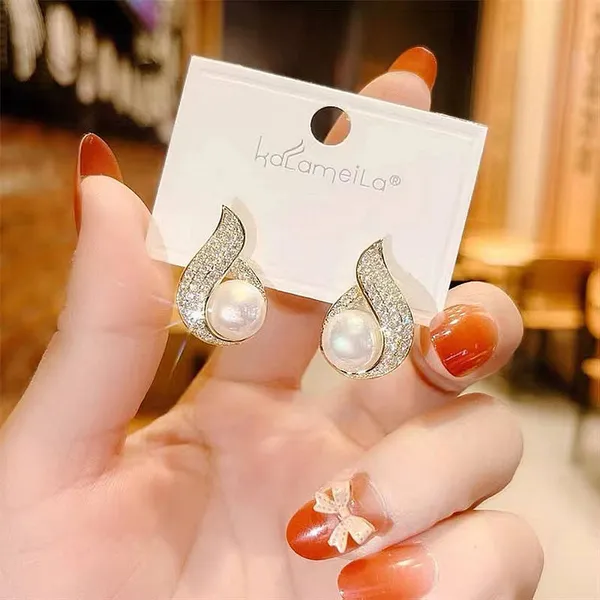 White_Stainless_Steel_Alloy_Earrings_For_Women