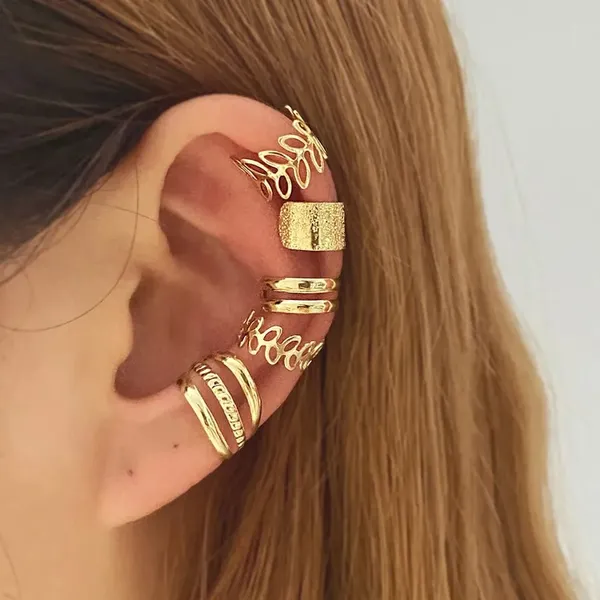Gold_Stainless_Steel_Alloy_Earcuff_For_Women