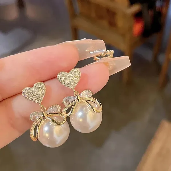 White_Stainless_Steel_Alloy_Earrings_For_Women