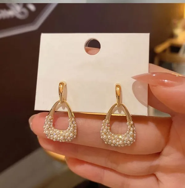 Gold_Stainless_Steel_Alloy_Earrings_For_Women