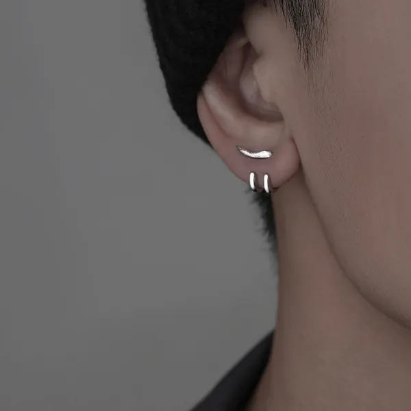 Silver_Stainless_Steel_Alloy_Earrings_For_Women