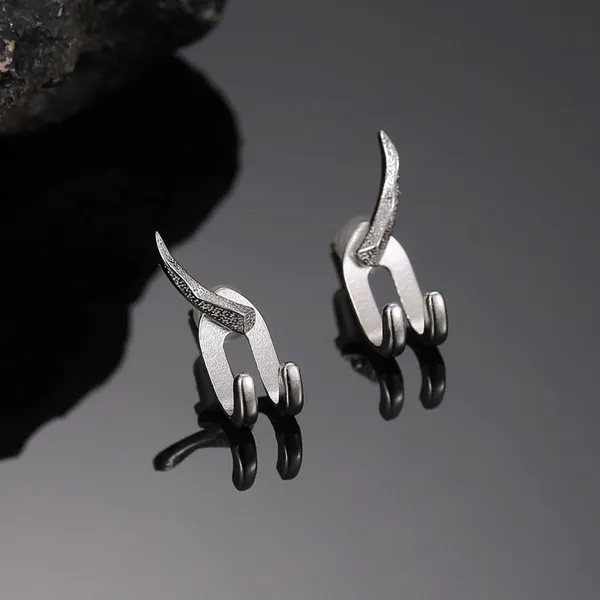 Silver_Stainless_Steel_Alloy_Earrings_For_Women