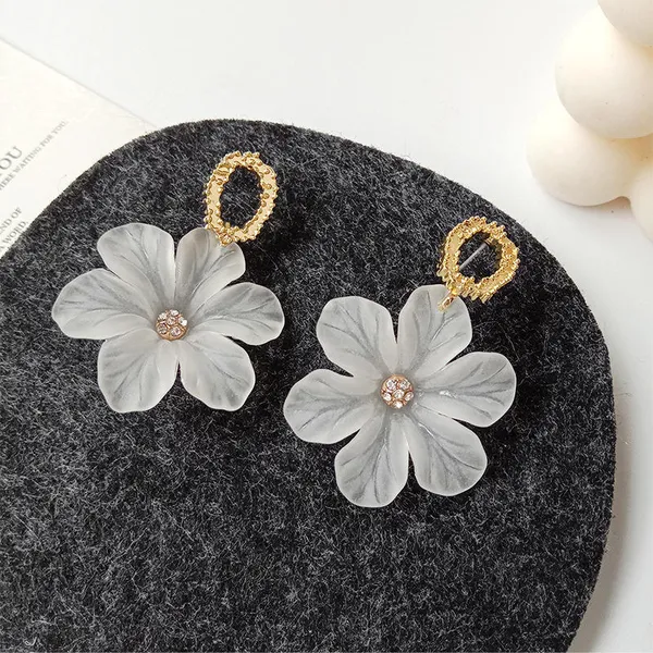 White_Stainless_Steel_Alloy_Earrings_For_Women