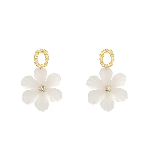 White_Stainless_Steel_Alloy_Earrings_For_Women