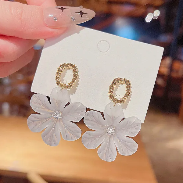 White_Stainless_Steel_Alloy_Earrings_For_Women
