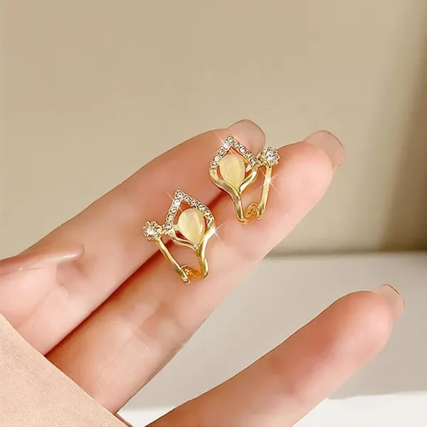Gold_Stainless_Steel_Alloy_Earrings_For_Women
