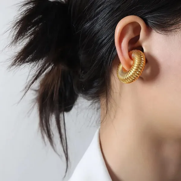 Gold_Stainless_Steel_Alloy_Earrings_For_Women