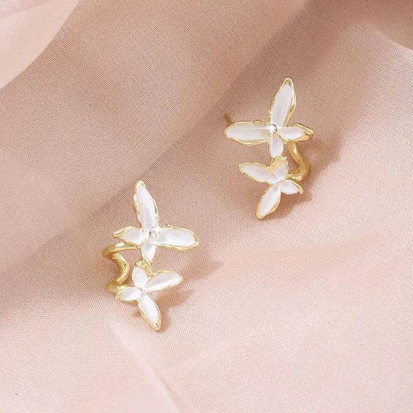 White_Stainless_Steel_Alloy_Earrings_For_Women