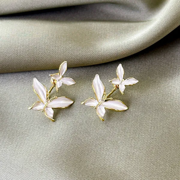 White_Stainless_Steel_Alloy_Earrings_For_Women
