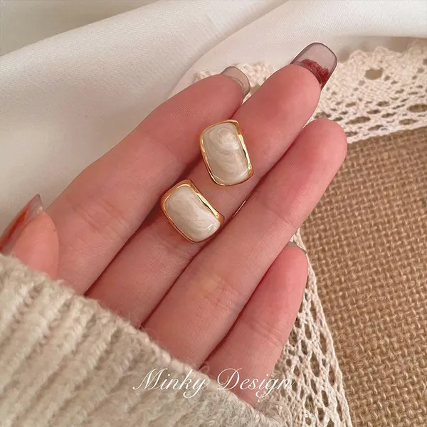 White_Stainless_Steel_Alloy_Earrings_For_Women