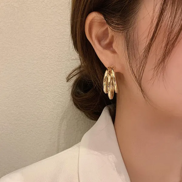 Gold_Stainless_Steel_Alloy_Earrings_For_Women
