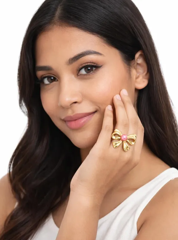 Gold_Stainless_Steel_Alloy_Ring_For_Women
