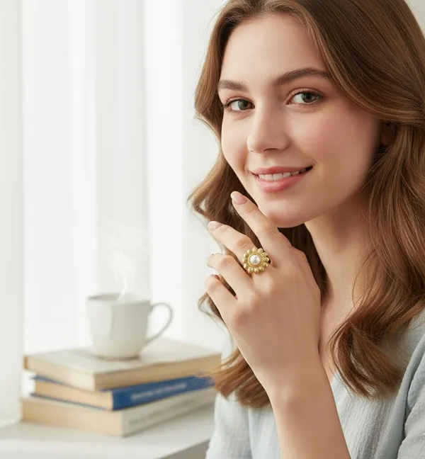 Gold_Stainless_Steel_Alloy_Ring_For_Women