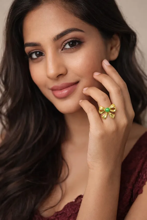 Gold_Stainless_Steel_Alloy_Ring_For_Women