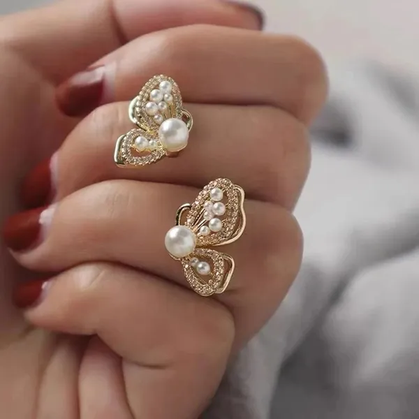 Gold_Stainless_Steel_Alloy_Earrings_For_Women
