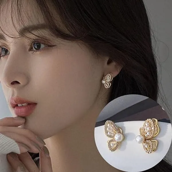 Gold_Stainless_Steel_Alloy_Earrings_For_Women