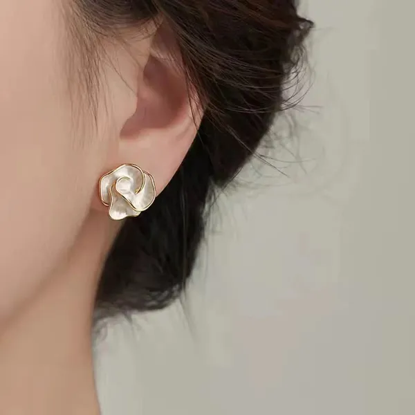 Gold_Stainless_Steel_Alloy_Earrings_For_Women