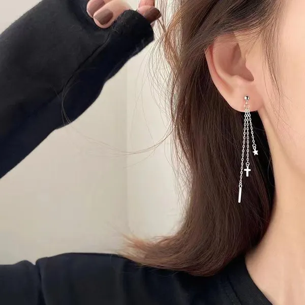 Silver_Stainless_Steel_Alloy_Earrings_For_Women