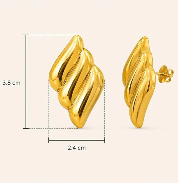 Gold_Stainless_Steel_Alloy_Earrings_For_Women