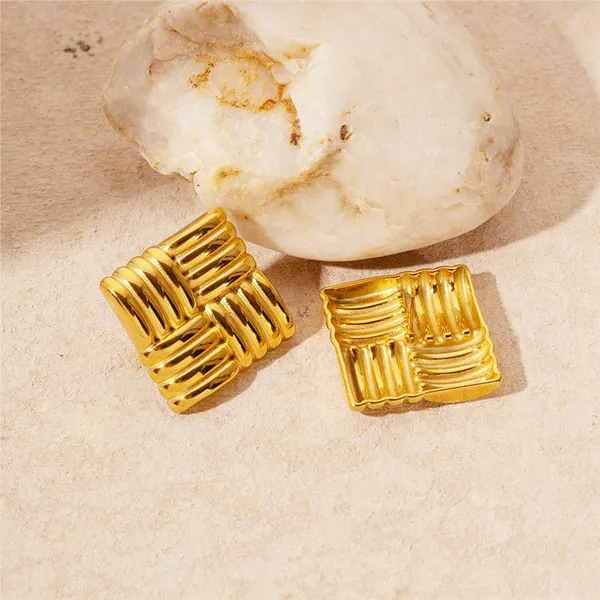 Gold_Stainless_Steel_Alloy_Earrings_For_Women