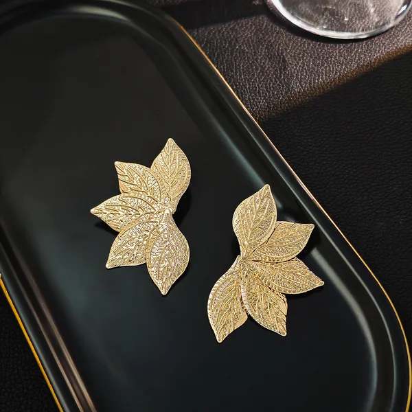 Gold_Stainless_Steel_Alloy_Earrings_For_Women