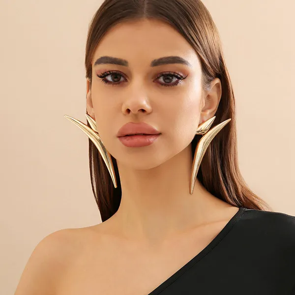 Gold_Silver_Stainless_Steel_Alloy_Earrings_For_Women
