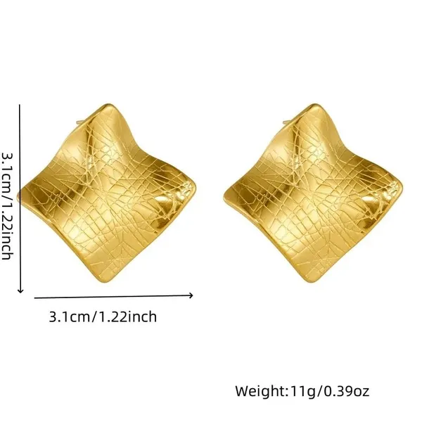 Gold_Stainless_Steel_Alloy_Earrings_For_Women