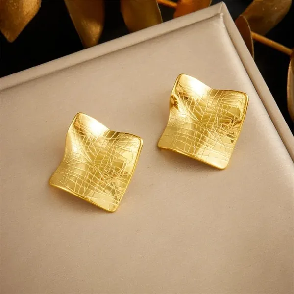 Gold_Stainless_Steel_Alloy_Earrings_For_Women