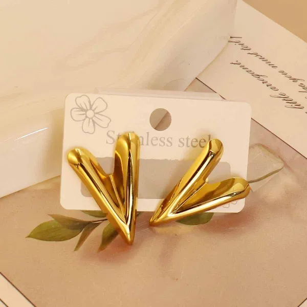 Gold_Stainless_Steel_Alloy_Earrings_For_Women