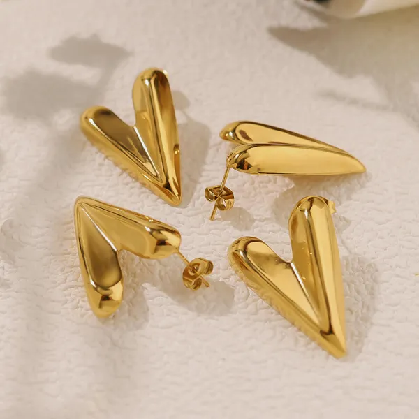 Gold_Stainless_Steel_Alloy_Earrings_For_Women