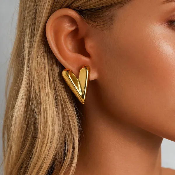 Gold_Stainless_Steel_Alloy_Earrings_For_Women