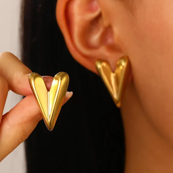 Gold_Stainless_Steel_Alloy_Earrings_For_Women