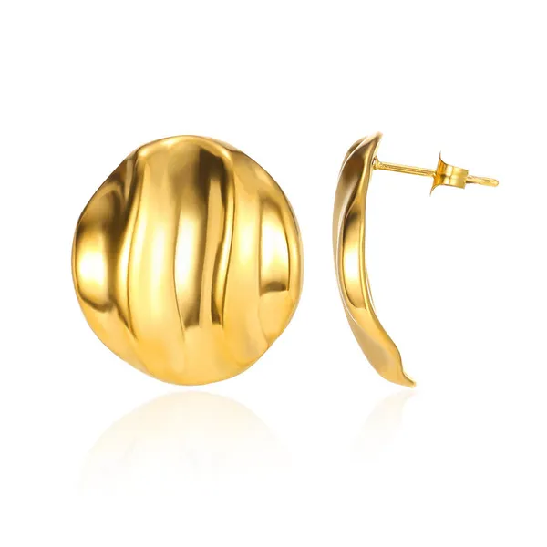Gold_Stainless_Steel_Alloy_Earrings_For_Women