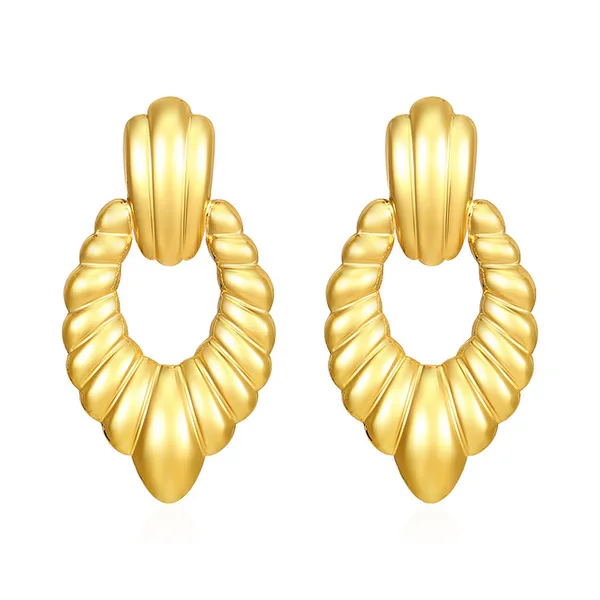 Gold_Stainless_Steel_Alloy_Earrings_For_Women