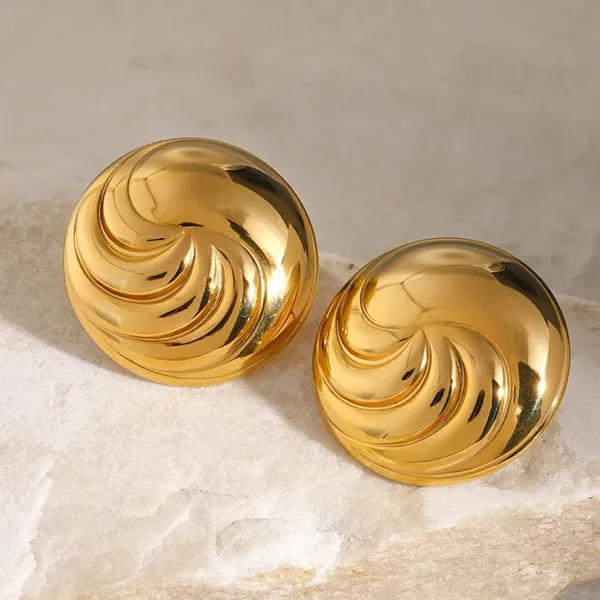 Gold_Stainless_Steel_Alloy_Earrings_For_Women