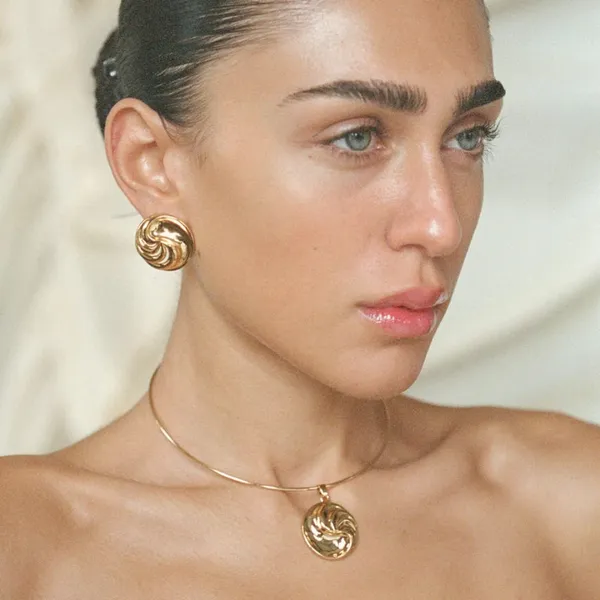 Gold_Stainless_Steel_Alloy_Earrings_For_Women