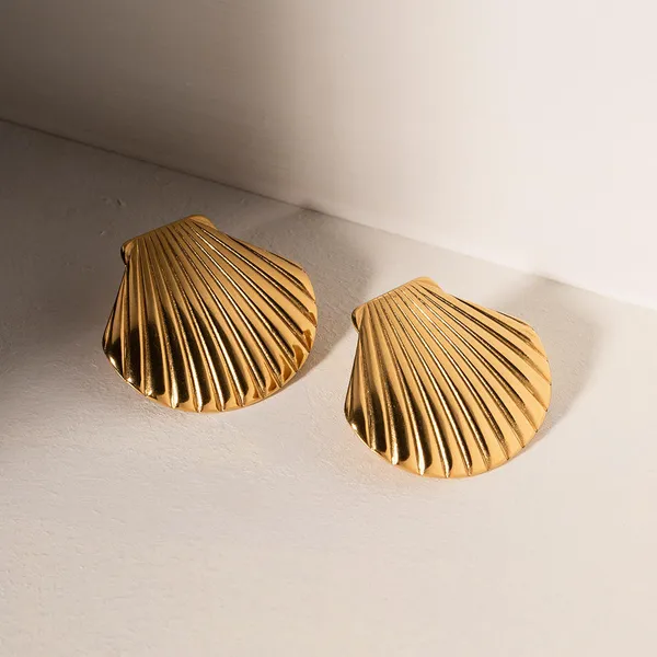 Gold_Stainless_Steel_Alloy_Earrings_For_Women