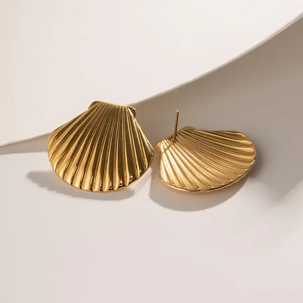 Gold_Stainless_Steel_Alloy_Earrings_For_Women