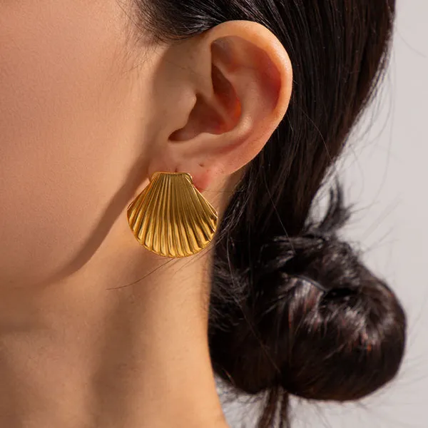 Gold_Stainless_Steel_Alloy_Earrings_For_Women