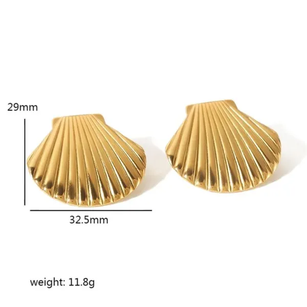 Gold_Stainless_Steel_Alloy_Earrings_For_Women