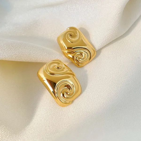 Gold_Stainless_Steel_Alloy_Earrings_For_Women