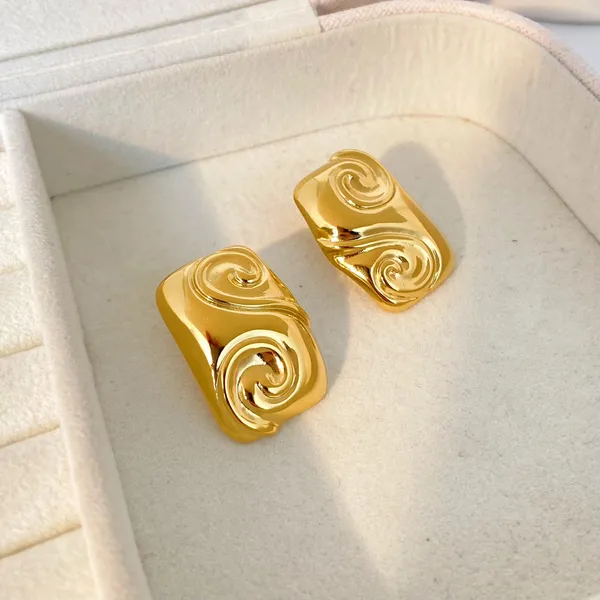 Gold_Stainless_Steel_Alloy_Earrings_For_Women