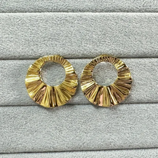 Gold_Stainless_Steel_Alloy_Earrings_For_Women