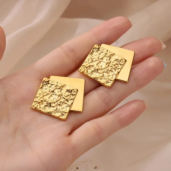 Gold_Stainless_Steel_Alloy_Earrings_For_Women