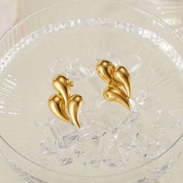 Gold_Stainless_Steel_Alloy_Earrings_For_Women