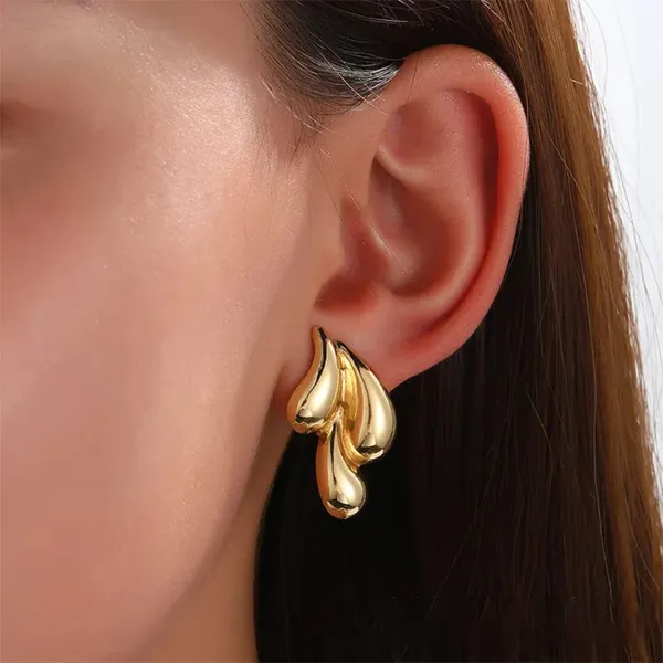 Gold_Stainless_Steel_Alloy_Earrings_For_Women