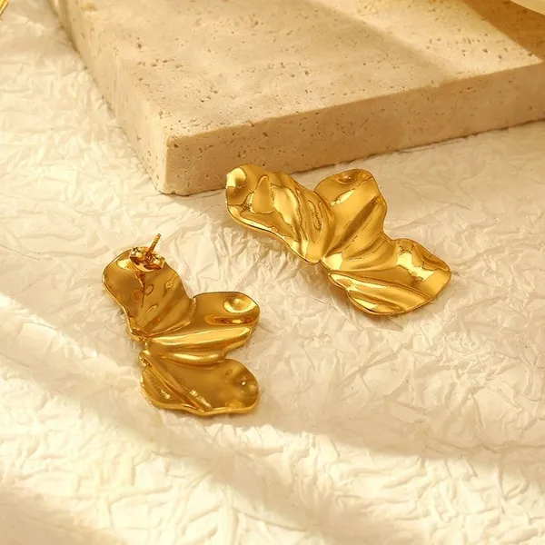Gold_Stainless_Steel_Alloy_Earrings_For_Women
