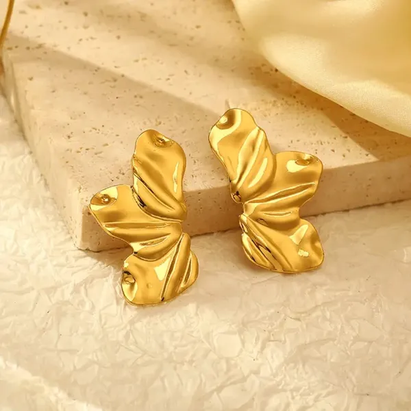 Gold_Stainless_Steel_Alloy_Earrings_For_Women