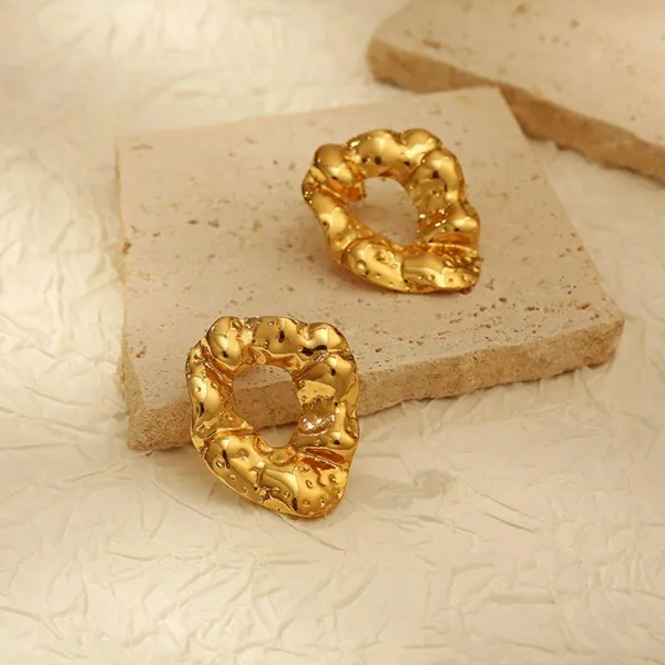 Gold_Stainless_Steel_Alloy_Earrings_For_Women
