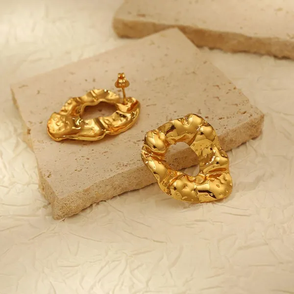Gold_Stainless_Steel_Alloy_Earrings_For_Women